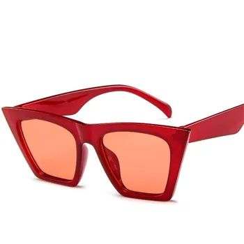Sexy retro cat eye sluneční brýle, ženy značky designer small black white vintage levné červené sluneční brýle žena uv400 oculos de sol