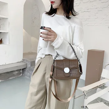 Módní značka designer all-ruce nést řetězce kabelky 2020 nové módní high-kvalitní jedno rameno messenger bag malé náměstí taška