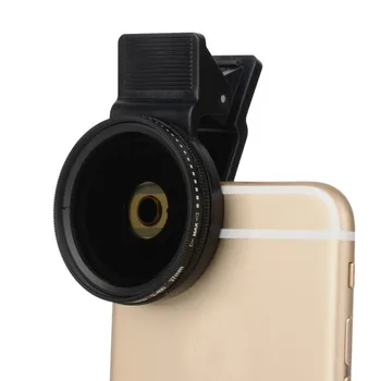 Nastavitelný 37mm Neutrální Hustota Clip-on ND2 - ND400 Telefonu, Fotoaparátu Filtr Objektiv pro iPhone, Huawei, Samsung Android ios Mobile
