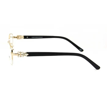 SORBERN Půl Semi bez Obrouček Skla Diamond Rámu Brýlí Luxusní Optická Ženy oculos de grau feminino Dámské Brýle Rám