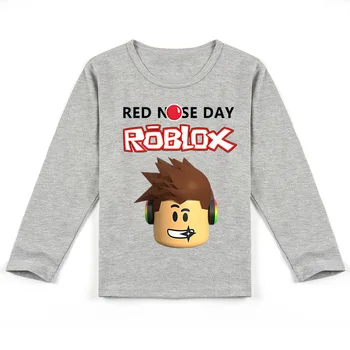 2020 Nový Roblox 3D Oblečení pro Děti, Hry T-shirt Děti Ležérní Tričko Star Děti Chlapci Dívky Topy Dlouhý Rukáv, Kreslené Tričko