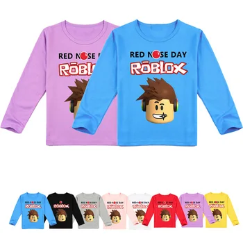 2020 Nový Roblox 3D Oblečení pro Děti, Hry T-shirt Děti Ležérní Tričko Star Děti Chlapci Dívky Topy Dlouhý Rukáv, Kreslené Tričko