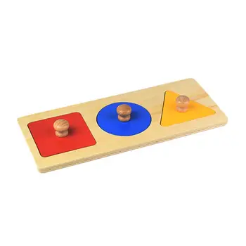 Děti, Dítě, Vzdělávací Hračky, Montessori Kolo Trojúhelník Čtverec Stohování Odpovídající Desky Geometrie Puzzle Hračky Early Learning Dárky