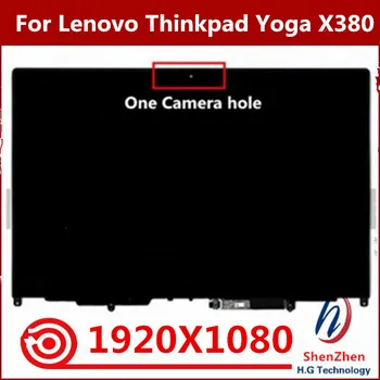 LCD Shromáždění pro Lenovo Thinkpad X380 jóga Notebook, Dotyková Obrazovka +Rám FHD 1920*1080 IPS 30pin FRU 02DA168 02DA170 02HM040