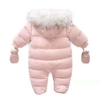 IYEAL Zimní Dětské Oblečení S Kapucí Srst Novorozence Teplý Fleece Bunting Dítě Snowsuit Batole Dívka Chlapec Sníh Nosit Kabáty svrchní oděv