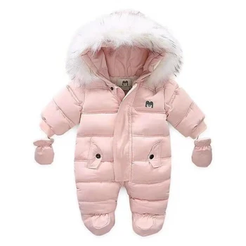 IYEAL Zimní Dětské Oblečení S Kapucí Srst Novorozence Teplý Fleece Bunting Dítě Snowsuit Batole Dívka Chlapec Sníh Nosit Kabáty svrchní oděv