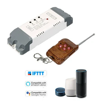 EWeLink 2CH Inteligentní Bezdrátové Spínače Modul S 433mHz RF Controller Kit Smart Wi-fi, Hlasové Ovládání Práce S Amazon Alexa
