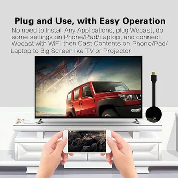G4 Mirascreen Inteligentní Bezdrátové Zrcadlení Obrazovky Přijímač HD HDMI Telefon Video Converter Kabel Plug & Play