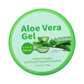 300g Aloe Vera Gel na Odstranění akné Zmenšit Póry Po-Sun Repair Hydratační pleťový Gel pro Péči o Pleť pro Obličej, Opravy Aloe Vera Gel