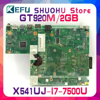 KEFU Pro ASUS X541U F541UJ F541UV X541UJ X541UVK I7-7500U Notebooku základní Deska Testováno pracovat originální základní Deska