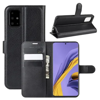 Pro Samsung A51 Flip Case Kožené Sloty Pro Karty Peněženka Kryt Pro Samsung Galaxy A51 A71 S20 Ultra Plus Poznámka 10 Lite Telefon Zpět Případě