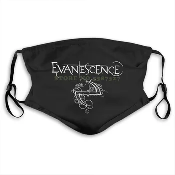 Maska Na Obličej Evanescence Rock Metal Band Logo Fallen Proti Prachu S Filtrem Pro Muže, Pro Ženy, Děti, Dívka, Chlapec, Dospívající Masky