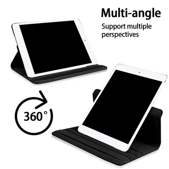 360 Rotační Tablet Pouzdro pro Samsung Galaxy Tab 10.1 2019/T515/T510/Tab p610/S6 Lite Držák Kůže Proti Poškrábání Pouzdro+ Stylus