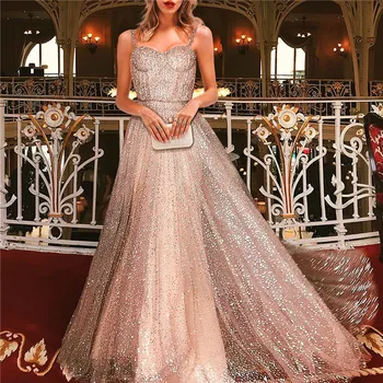 Plus Velikost 2019 Ženy Letní Sexy & Club Šaty Vintage Zdobený Elegantní Party Maxi Šaty