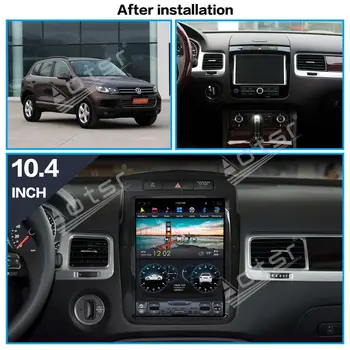 4+128 G Pro VW Volkswagen Touareg Android Radio Magnetofon 2010-2017 Auto Multimediální Přehrávač, Stereo Hlavy Jednotka PX6 Tesla GPS Navi