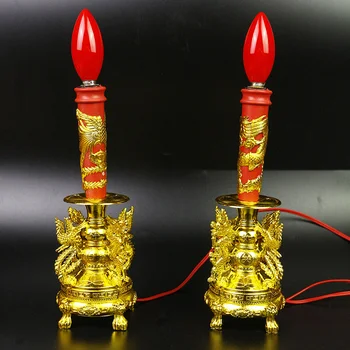 Elektrické svíčky žárovka LED electrolier lampa pro Chrám Buddha světlo mamonu, aby oběti Buddha Buddhistické zásoby