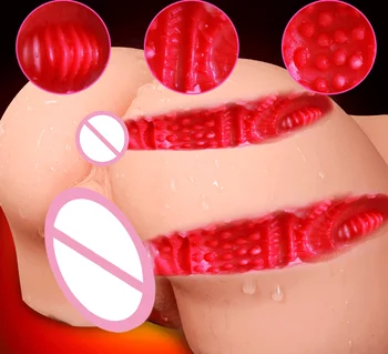 Muž Masturbant Sexuální Hračky pro Muže Masturbatings 3D Falešný Zadek Real Pochvy a Anální Masturbace Cup Dospělé Produkty Sex Stroj
