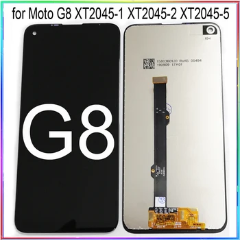 Pro Moto G8 LCD Displej s Touch Digitizer Shromáždění XT2045-1 XT2045-2 XT2045-5
