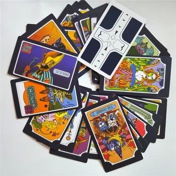 31pcs/set JoJo Bizarní Dobrodružství, Tarotové Karty 22 Tisíc Akana + 9 Royal Bohové Cosplay Rekvizity Anime Šachy Dárkové Karty Tarotové Karty