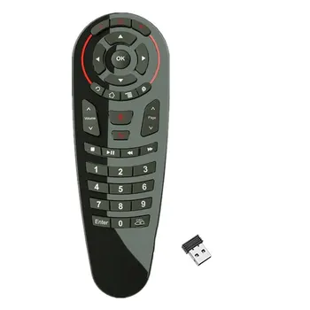 G30 Hlas Dálkové Ovládání Air Mouse Bezdrátová Mini Klávesnice podpora 33 klíče, IR Asistent s IR Učení pro Android TV box