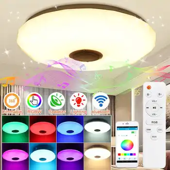 60W 72W Moderní LED Stropní Světla RGB osvětlení Domů, APLIKACE, bluetooth Hudba, Světla Ložnice Svítidla Inteligentní Stropní Svítidlo+Dálkové Ovládání