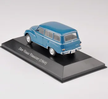 Model auta 1/43th Odlitek Modré Auto Režim Dkw-VEMAG VEMAGUET(1964) Vozidla hračky pro Děti