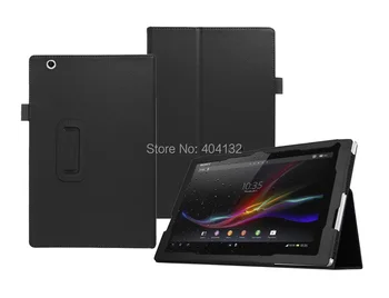 100KS/Hodně Kvalitní PU Pro Sony Xperia Tablet Z4 10.1 Stojan Kryt Pouzdro W/Pero Slot
