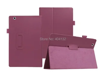 100KS/Hodně Kvalitní PU Pro Sony Xperia Tablet Z4 10.1 Stojan Kryt Pouzdro W/Pero Slot