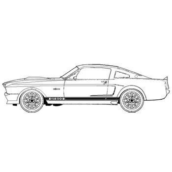 1648PCS Kreativní Mustangové Technologie Auto Model, Stavební Bloky DIY Cihly Vzdělávací Hračky, Vánoční dárek Kompatibilní