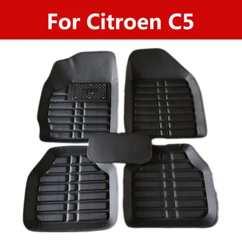 Interiér Vozu Noha Pad Rohože Odolné Proti Opotřebení-Non-Slip Obal Pro Citroën C5 Všechny Povětrnostní Chránič Mat