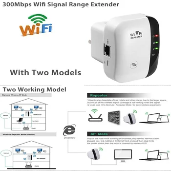 WiFi Bezdrátový Opakovač Wi-Fi Range Extender 300Mbps Wifi Zesilovač