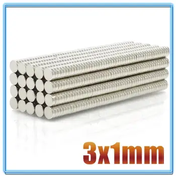500Pcs Mini N35 Malé Kulaté Magnety 3x1 3x1.5 3x2, 3x4 3x5 3x10 mm Neodymové Permanentní Magnet NdFeB Super Silné Výkonné Magnety