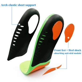EVA Stavebnicové vložky pro Ploché Nohy 3D Podpora Klenby, ortopedické boty sole Vložky pro nohy muži ženy Děti O/X Noha opraveny