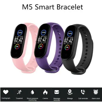 M5 Smart Band IP67 Vodotěsné Sportovní Chytré Hodinky Muži Ženy Krevní Tlak, Srdeční Frekvence Monitoru Fitness Náramek Pro Android IOS