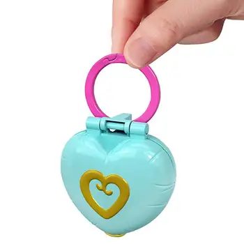 Původní Polly Pocket World Mini Hračky Box s Doplňky, Panenky Domy Holky Znovuzrozen Hračky Juguetes Dívky Mini Panenky Miniaturní Dům