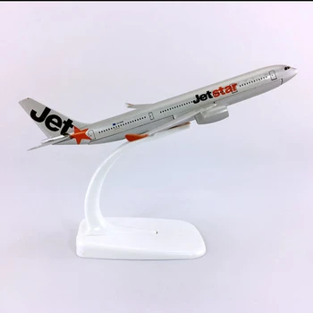 16CM 1:400 Měřítku Jetstar Airways Airbus A330 Aerolinií Letadlo Model Kovový Odlitek Děti Dárky Sběratelskou Zobrazení Roviny