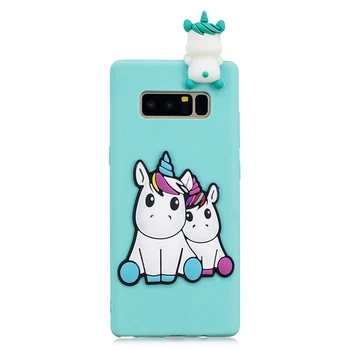 Poznámka 9 Coque pro Samsung Galaxy Note 8 9 Případ Unicorn Panda Silikonové Telefon Pouzdro pro Samsung S9 S8 Plus S6 S7 Edge Pouzdro
