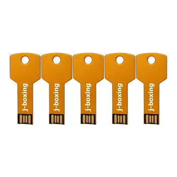 J-box, 5KS USB Flash Pendrive Klíčové Tvar flash Disk 8GB 16GB 32GB Paměťové karty USB Pendrives Skladování Barevné 1 GB 2 GB 4 GB