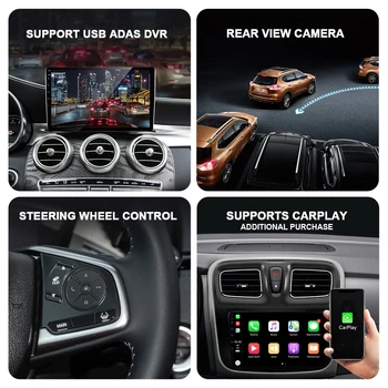 2 Din GPS Pro Nissan X-TRAIL X Trail T32 Qashqai 2 J112013-2017 Android 10 Navigace Auto WIFI 4G BT Carplay Rádio Ne DVD Přehrávač