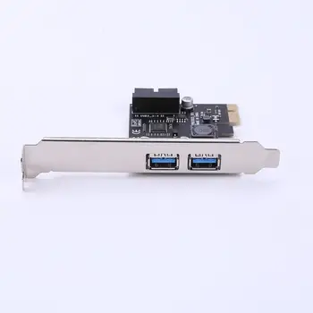 Nové SSU 2 Port USB 3.0 PCI-e x1 Rozšiřující Karty PCI Express Adaptér pro Stolní počítače dropship