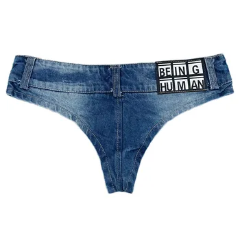 Nové Letní Dámské Sexy Džínové Šortky Teplé Kalhoty Ultra-Krátké Klub Nízkým Pasem Džíny Otvoru Klub Žen Bělené