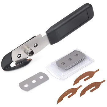 Nůž s PTFE-Povlak, Čepel z Nerezové Oceli Fólie Bezpečnostní Řezací Nůž pro Auto, Tónovací A Krycí Papír