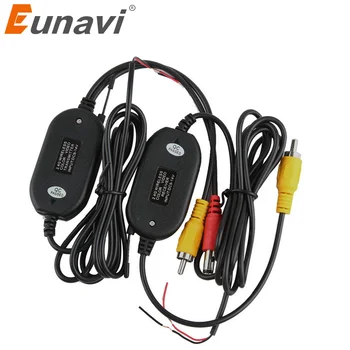 Eunavi 2.4 G Bezdrátový Vysílač A Přijímač pro Auto Reverse Zadní Pohled Záložní Fotoaparát a Monitor Parkovací asistent Vozidla CAM