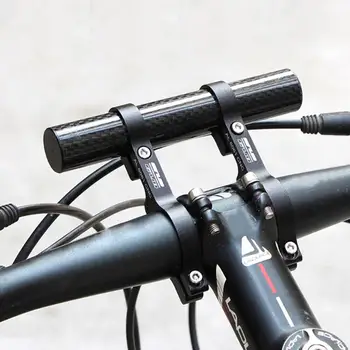 New Carbon Fiber Bike Půjčovna Řídítek Extender Mount Lampa MTB Baterku Počítač, GPS Držák na Mobilní Telefon