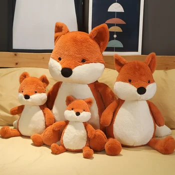 Hot prodej Kawaii Objetí Fox Panenku Vycpaných Zvířat Plyšové Hračky pro Děti, Dívka, Chlapec, Děti, Roztomilý Dox Dárek Měkké Karikatura Vánoční Dárky