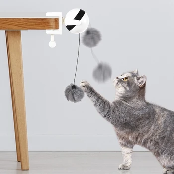 Pet Teaser Hračky Elektrické Automatické Zvedání Cat Ball Interaktivní Puzzle Inteligentní Hračka