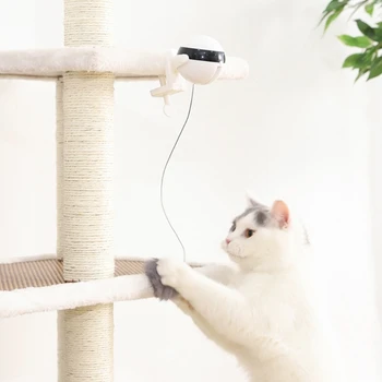Pet Teaser Hračky Elektrické Automatické Zvedání Cat Ball Interaktivní Puzzle Inteligentní Hračka
