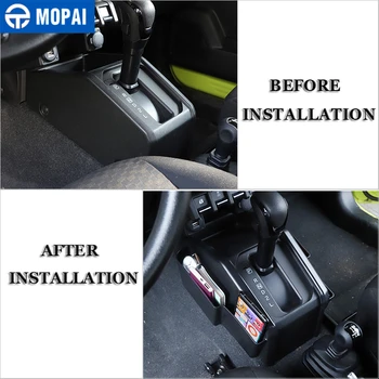 MOPAI Skládání Úklid pro Suzuki Jimny Auto Gear Shift Panel Úložný Box Organizér pro Suzuki Jimny 2019+ Interiérové Doplňky