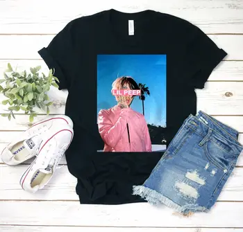 Lil Peep Unisex hip hop tričko Ženy Harajuku Kawaii Krátký Rukáv T-shirt tričko 90. let Korean T shirt Módní Top Tees Žena 2020