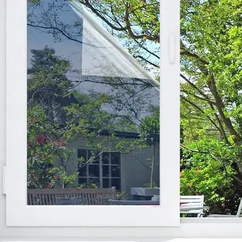 40 až 50/60x100 Cm Jeden Způsob, Okenní Fólie samolepící Zrcadlo Reflexní Okno Odstín Heat Control Blokuje Světlo Solární Film Budovy